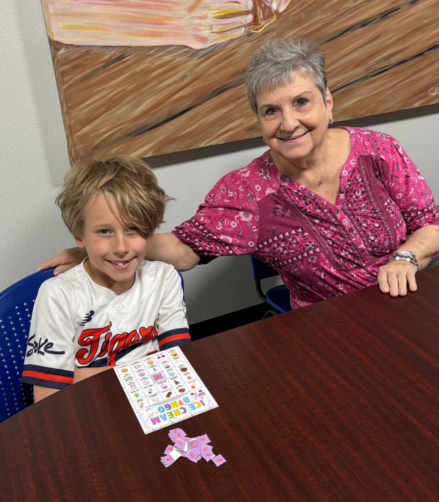 Jude & Diane in the Grand Pals program.